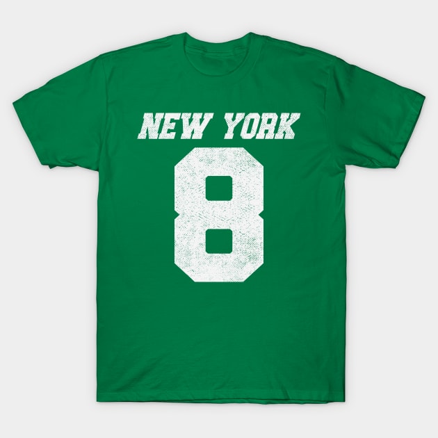 New York Number 8 T-Shirt by Etopix